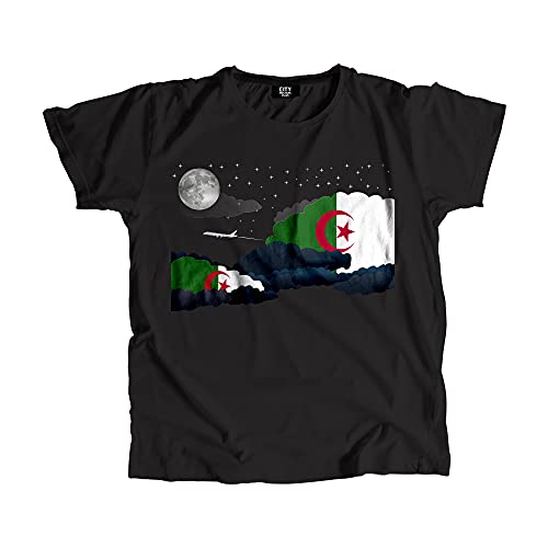 T-shirt Algeria Night Clouds fini les hauts qui se déforment