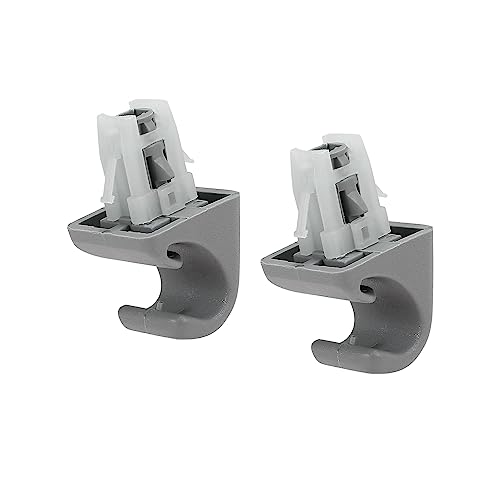 A ABSOPRO Sun Visor Hook Clip 74348-33040 Car Accessory for Toyota Camry 2007-2017 (Set of 2)