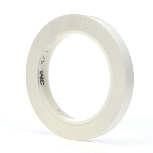 3M 07186 Vinyl Tape 471 White, 1/2