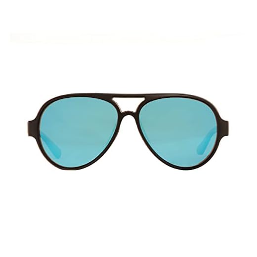 Rheos Palmettos Aviator Floating Polarized Sunglasses | 100% UV Protection | Floatable Shades | Ideal for Fishing and Boating | Anti-Glare | Unisex | Gunmetal | Deep Sea