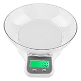 bascula digital cocina walmart 【Pantalla LCD】 La báscula digital para alimentos está equipada con una pantalla LCD, que muestra 3 unidades de medida (g, lb, oz) a través de una pantalla LCD de fácil lectura, que es muy conveniente de usar.
