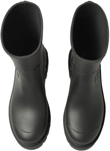 Calvin Klein Bottes de Pluie Femme Mid Rubber Chunky, Noir (Ck Black), 39