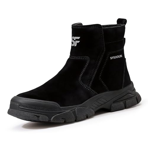 SFSDOUN Fireproof Steel Toe Welding Boots