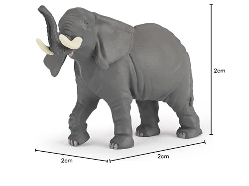 Papo 33020 - Mini Tubo Animali Selvaggi Set 1, Pvc - 10