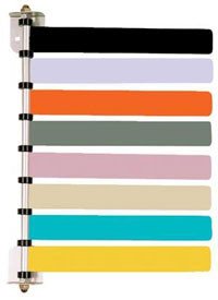 Omnimed Inc 291713 Flag Room Set 8" Rojo, Yllw & GREEN 1ST