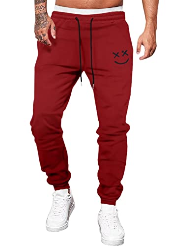 Meilicloth Jogginghose Herren Männer Freizeithose Baumwolle Lang mit...
