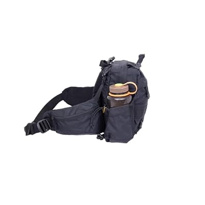 Mountainsmith Day Lumbar Pack - 13L Waist Pack for Hiking, Travel, Biking, Commuting - Black Forge