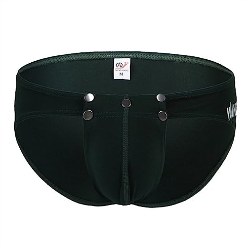 Men's jockstraps athletic supporters men's underpants triangle low rise button pants century print pirate underpants