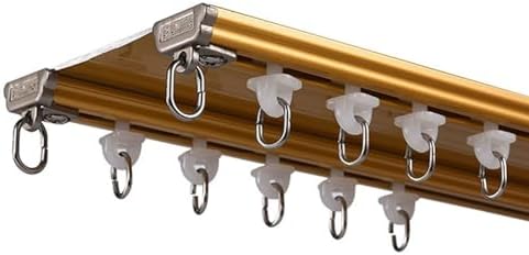 Heavy Duty 4.2m Aluminum Curtain Track - Adjustable Ceiling Room Divider Rail in White - Ideal for Home & Office, 4 x 1m Panels, Durable & Versatile Design