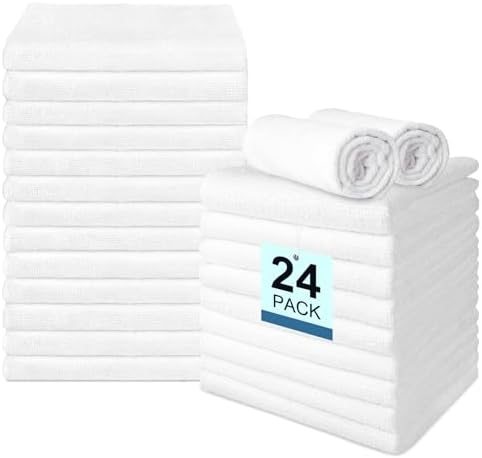 UNIMADE 24 Pack Hand Towels Set - Highly Absorbent and Quick Dryi...