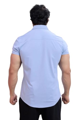 Image of FUAARK Mens Slim Fit Breathable, Lightweight & Stretchable Shirt for Casual wear