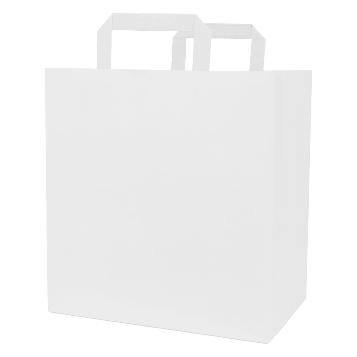 verpacking bolsas de papel kraft con asas 25 x 26 x 17 cm Blanco [tamaño y color a elegir] regalo compras biodegradables comercio 250 unidades