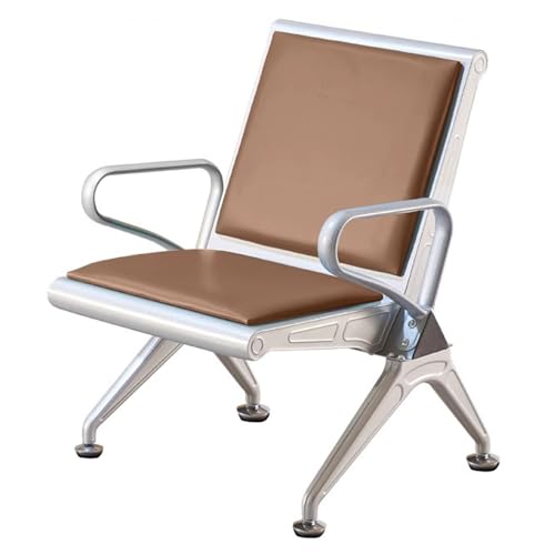 Sillas de espera de acero inoxidable con estructura ergonómica higiénica para clínicas