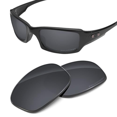 Image of Performance Lenses Compatible with Oakley Fives Squared OO9238, Polarized, UV Protection, Anti-Scratch