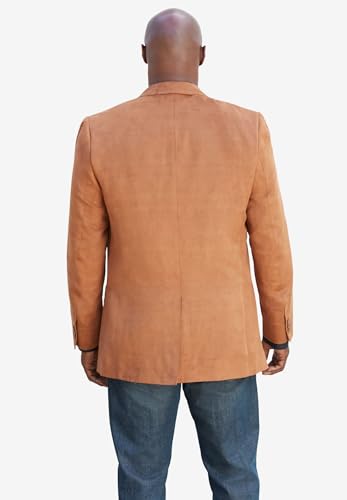 KingSize Men's Big & Tall Microsuede Blazer2