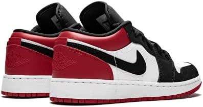 Amazon.com: Jordan 1 Bajo Blanco/Negro/Gym Rojo (GS) (4.5Y) : Ropa, Zapatos  y Joyería