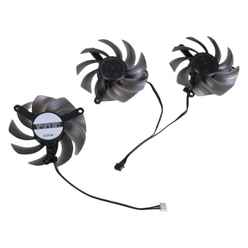 MLWSKERTY Ventilador de refrigeración de tarjeta gráfica de 80 mm, 12 V, 4 pines, para RTX3060Ti 3070 3070Ti 3080 3080Ti enfriadores VGA como ventilador de repuesto TH8015S2H-PCC01