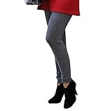 [ゴビ] カシミヤ１００％ スパッツ カラー：チャコールグレー サイズ：LL