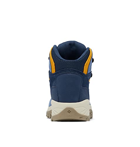 Columbia womens Newton Ridge Plus Waterproof Amped Boot Hiking Shoe, Blue Dusk/Admiral, 5.5 Wide US