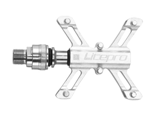 Quick Release Pedals For BROMPTON X-shape 304g Pair SILVER, PURPLE, universal - Image 4