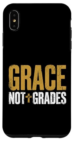 Grace Not Grades Christian Teacher Jesus Faith Bible �X�}�z�P�[�X iPhone XS Max �p