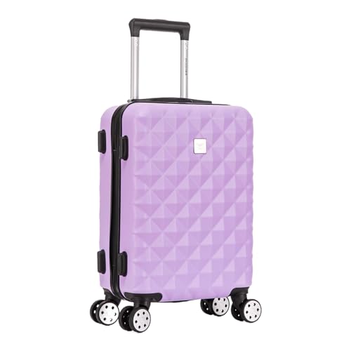 SANTINO, Mala de Bordo Madrid 4 Rodas Duplas 360º Santino P ABEV501P Cor: Lilás