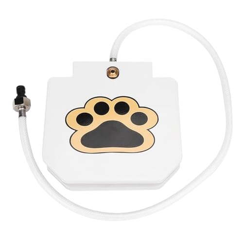 Hsthe Sea Outdoor Dog Water Fountain Sturdy Coated Metal Pet Water Sprinkler - Upgraded Copper Valve with Pressure Adjustment