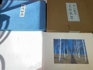 Amazon.co.jp: 東山魁夷 作品集 額装用 画集 北欧旅想 複製画20枚揃い