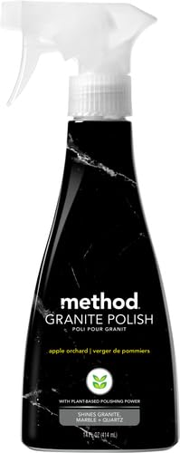Method Granite Polish, Apple Orchard, Polishes and Shines Granite, Marble and Sealed Stone Surfaces, 14 oz Spray Bottle (Pack of 1) - Thumbnail 2