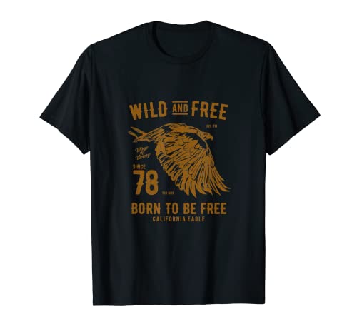 Wild and Free – Senderismo, naturaleza y naturaleza Camiseta