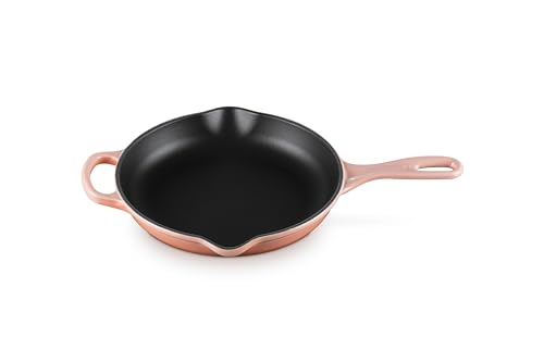 Image of Le Creuset Enameled Cast Iron Signature Round Skillet, 9 inch, Peche