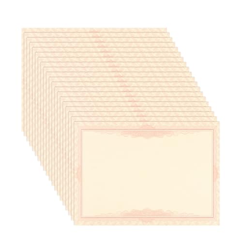 Teqooza A4 Size Blank Award Certificate Paper 8.5x11 inch for Printing, Blank Cardstock for Diploma,...