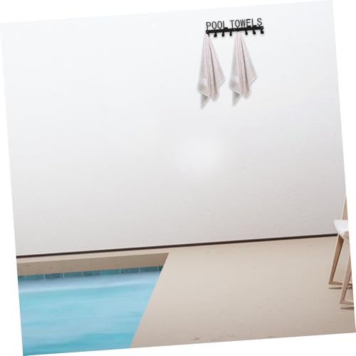 Gancho de piscina creativo para colgar ropa sin dañar las paredes de baño 5