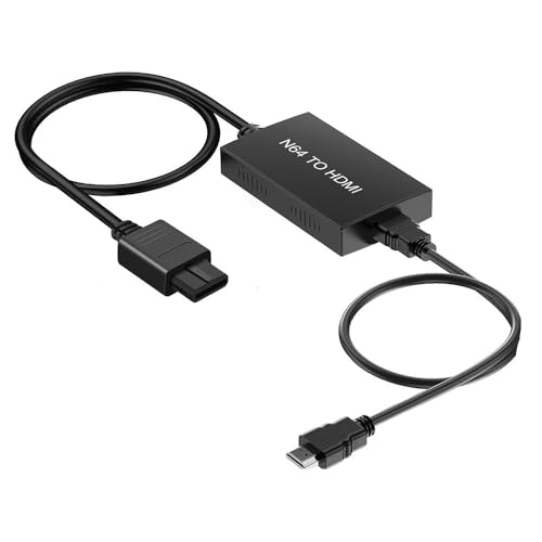 N64 auf HDMI Konverter Adapter, HDMI Kabel für N64, Gamecube, SNES, Gaming Zubehör