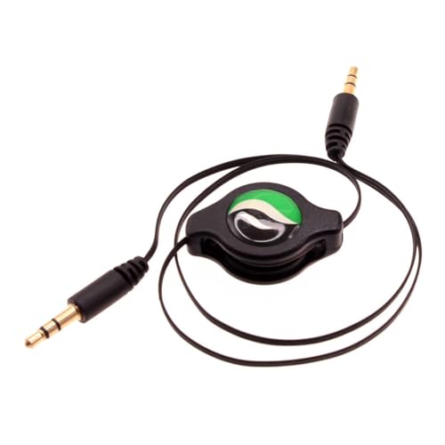 Cable Auxiliar Retráctil 3.5mm Selna Negro