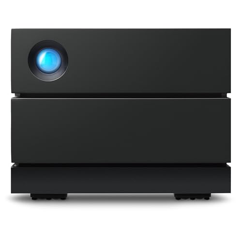 Image of LaCie 2big RAID, 36TB, External Hard Drive Desktop, USB-C, 7.200 RPM, Enterprise Class Drives, for Mac and PC Desktop (STHJ36000800)