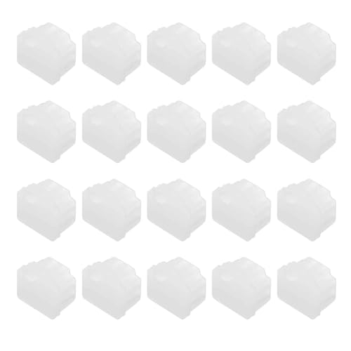 Tapones antipolvo RJ11 en silicona flexible que evitan interferencias en modems e impresoras