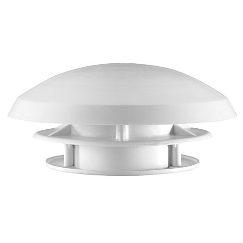 Caralife Dachlüfter Wohnmobil 20 cm weiß Dachstärke 20-45 mm Bohrung 90 mm Insektengitter