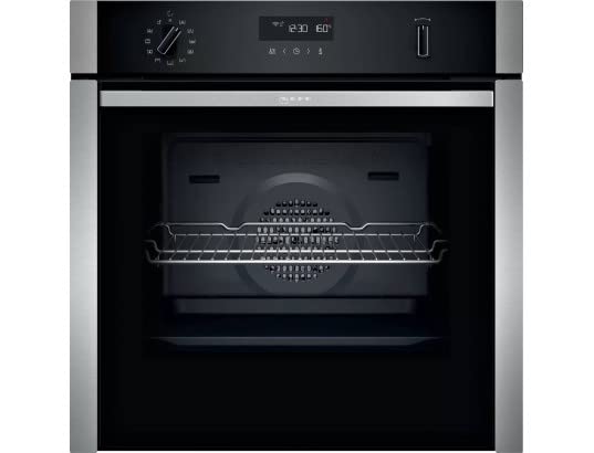 Neff horno multifunción integrado 71l 60cm con pirólisis de acero inoxidable b6acm7ah0