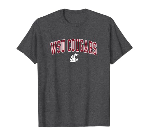 Washington State Cougars Arch Over Dark Heather T-Shirt