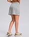 G Gradual Women's Golf Skirts Skort 4 Side Pockets High Waisted Stretchy Tennis Skirt with Short Athletic Casual (Silver Grey, M)