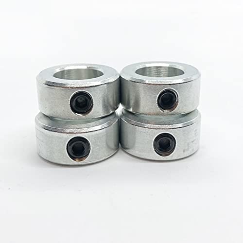 Vista 3 de Summit Collars Brand, C-075, 3/4" Bore Zinc Plated Set Screw Shaft Collars 4 piezas Collares de eje de tornillo estilo acero sólido CZ-75, SC-075