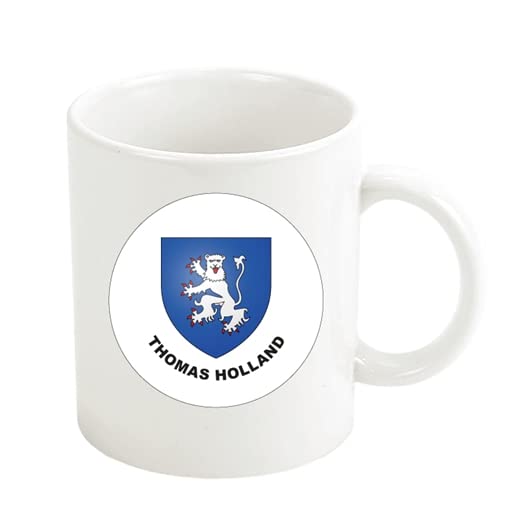 MUG . HARMONIAL SHIELD THOMAS HOLLAND VERSION 3 - OF FAMILIES OF ENGLAND - INGLAND