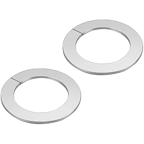 GWYAN 2 Pcs Wall Split Flange Stainless Steel Round Escutcheon Plate for 4.0"/101mm Diameter Pipe Cover