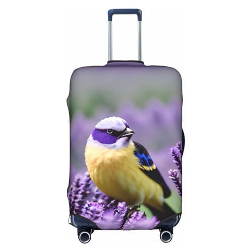 Housse de valise élastique lavande M | Protection bagage 22-24 pouces