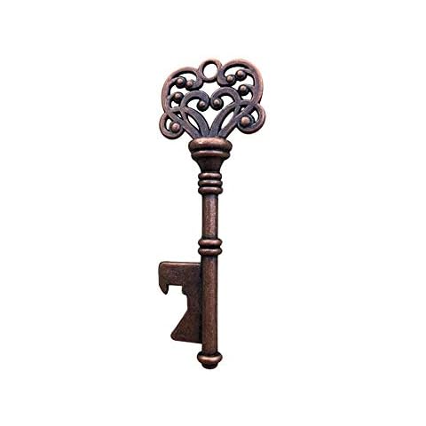 Vektenxi Antike Schlüssel Formte Wein Bier Flaschenöffner Bar Tool Party Hochzeit Geschenk Keychain Bronze Hohe Qualität Cover