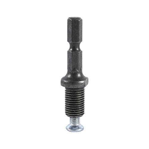 FLEXMAN Hex Shank Drill Chuck Adapter, Electric Hammer Drill Chuck Hex Shank Adapter Thread 3/8 24UNF with Screw