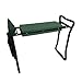 DUTUI Stołek ogrodowy do klęczenia Składany stołek ogrodowy Stołek ogrodowy do klęczenia z zestawem narzędzi Żelazo PCV Łatwe do przenoszenia narzędzia ogrodowe na zewnątrz