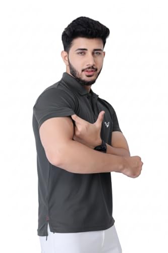 Image of Men's Premium Polo T-Shirt | Classic Collar | Smooth Finish | Half Sleeve Casual Wear (XS to 3XL)