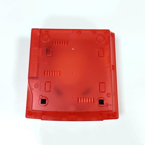 Image of Hzxkqmil Replacement Shell for SEGA Dreamcast DC Retro Video Game Console, Translucent Plastic Housing Case Accessories for Dreamcast DC, Transparent Red